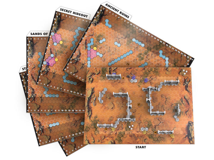 Pre-defined battle maps